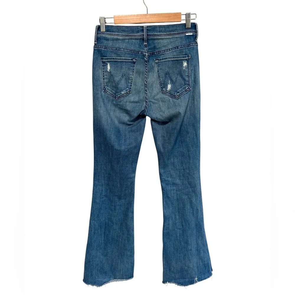 Mother The Weekender Fray Graffiti Girl High Rise Flare Jeans, 27